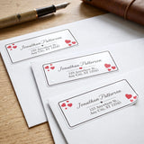 Personalized Address Labels - Hearts