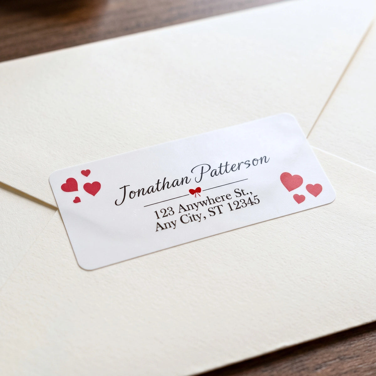 Personalized Address Labels - Hearts