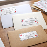 Personalized Address Labels - Hearts