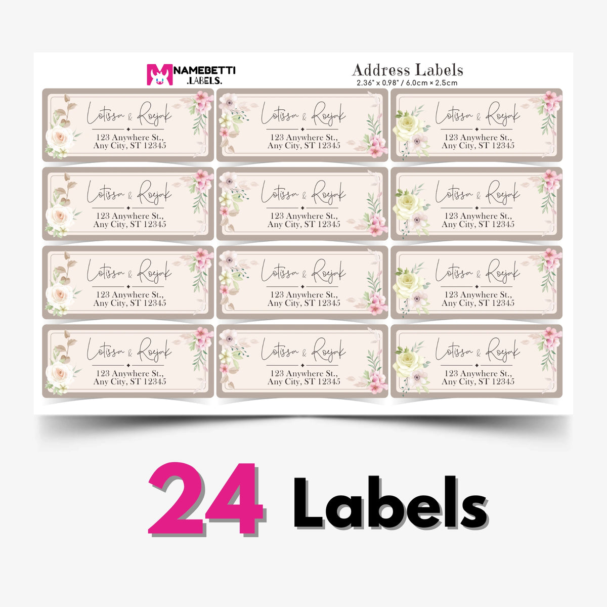 Personalized Address Labels - Wreaths