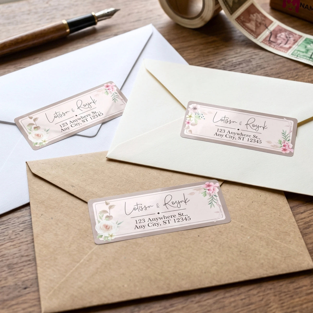 Personalized Address Labels - Wreaths