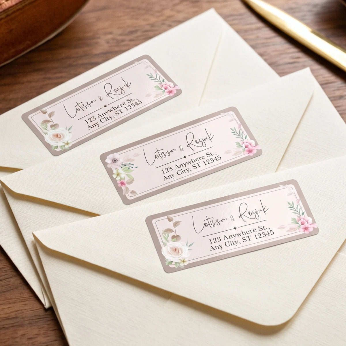 Personalized Address Labels - Wreaths