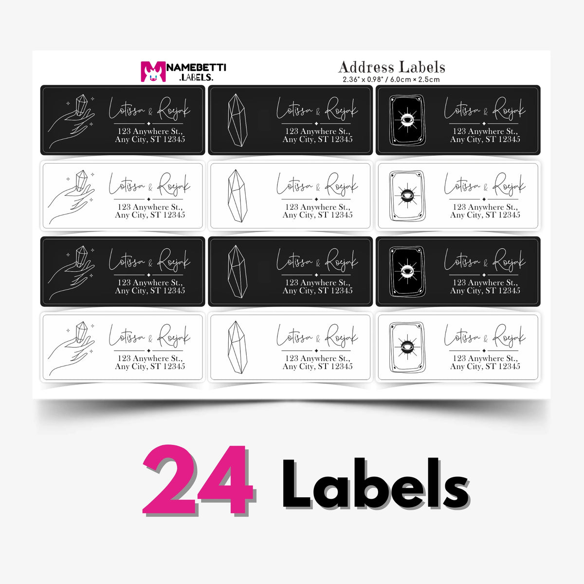 Personalized Address Labels - Zodiac Signs