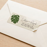 Personalized Address Labels - Green Plants