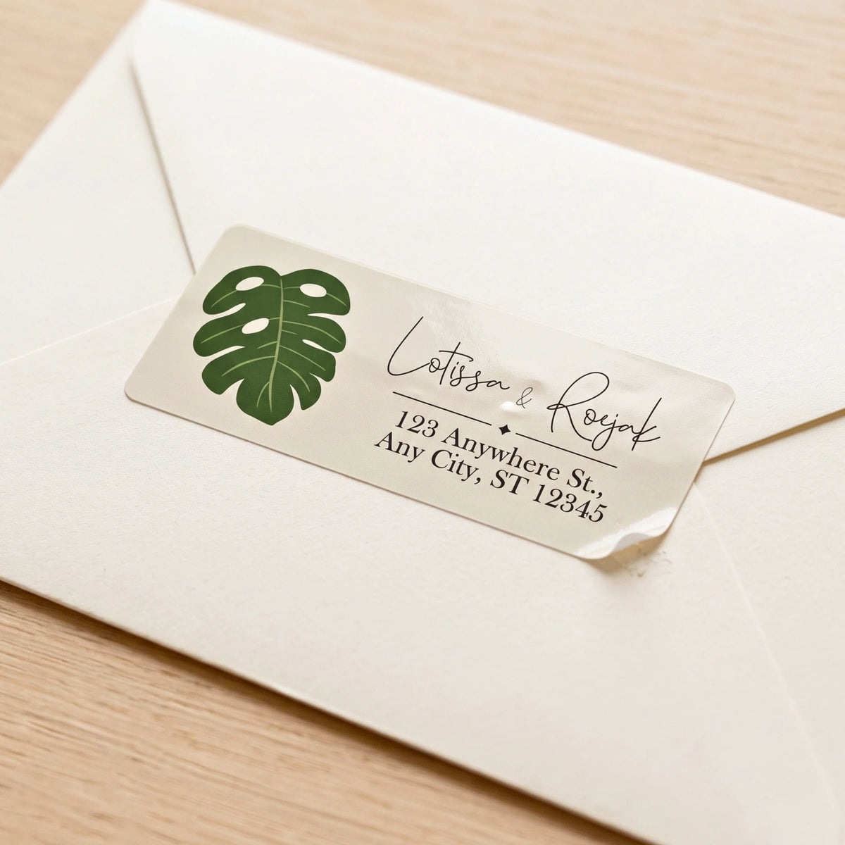Personalized Address Labels - Green Plants