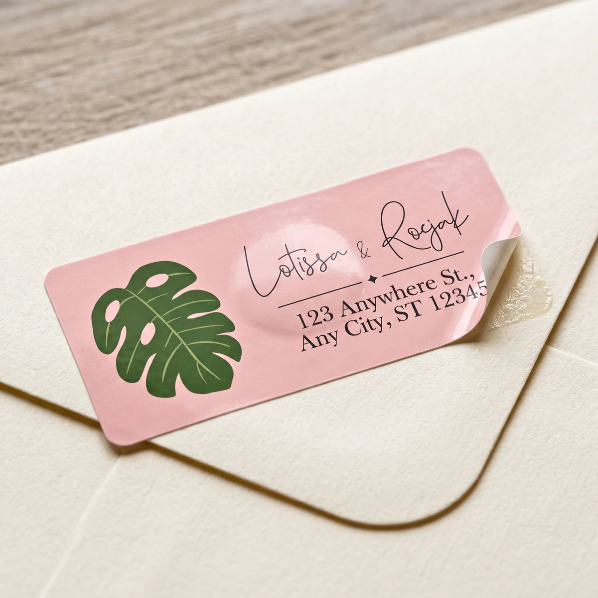 Personalized Address Labels - Green Plants