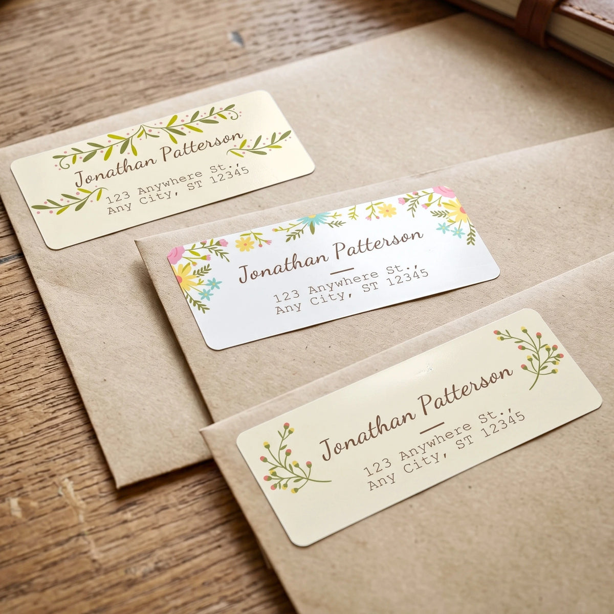 Personalized Address Labels - Floral Patterns