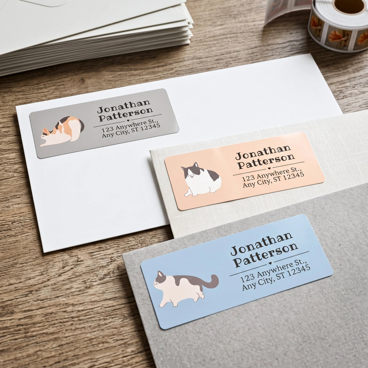 Personalized Address Labels - Kitty