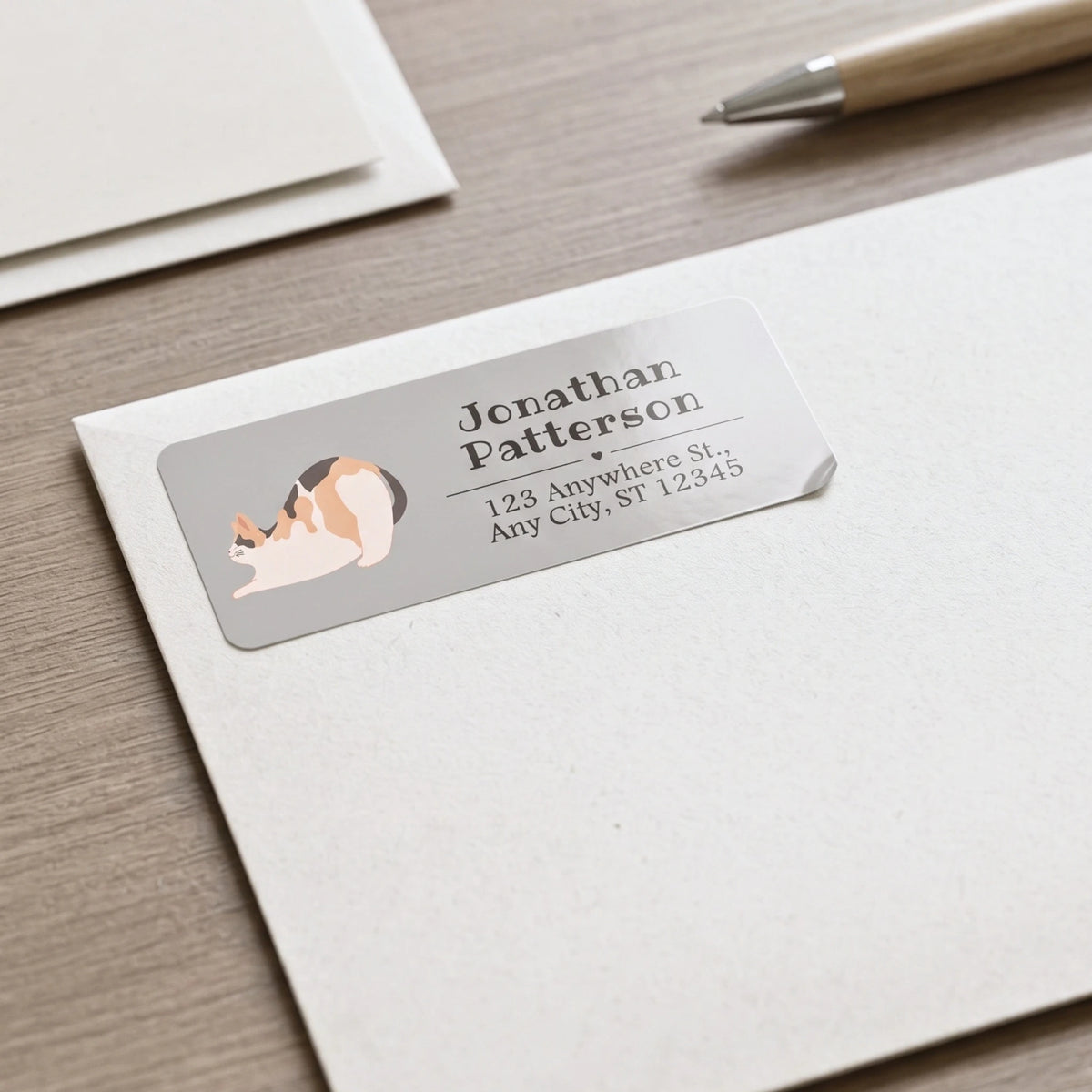 Personalized Address Labels - Kitty