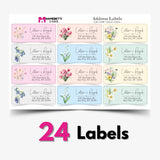 Personalized Address Labels - Fresh Flowers