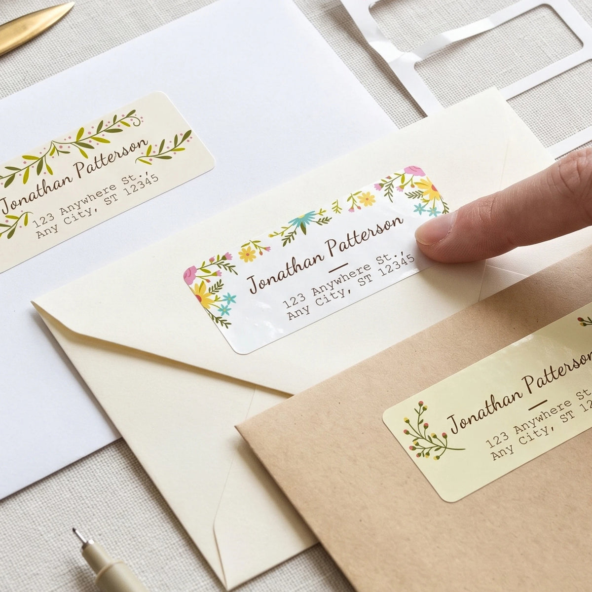 Personalized Address Labels - Floral Patterns