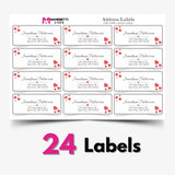 Personalized Address Labels - Hearts