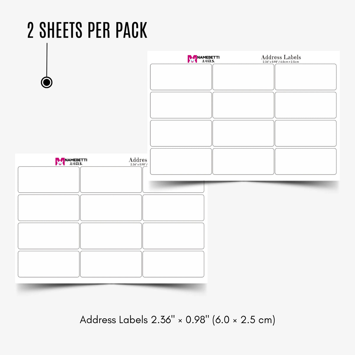 Personalized Address Labels - Floral Patterns