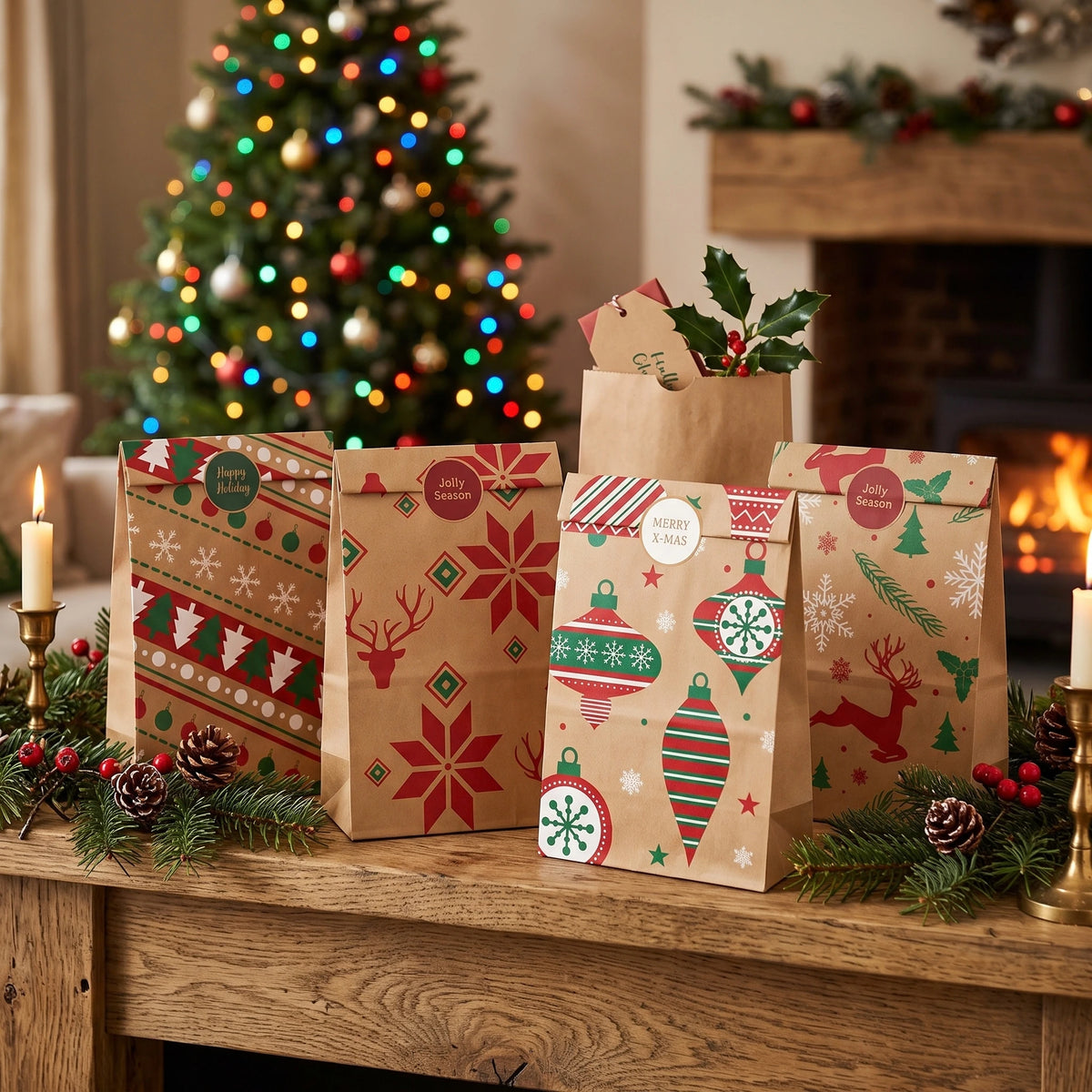 Christmas Gift Bags – Winter Wonderland