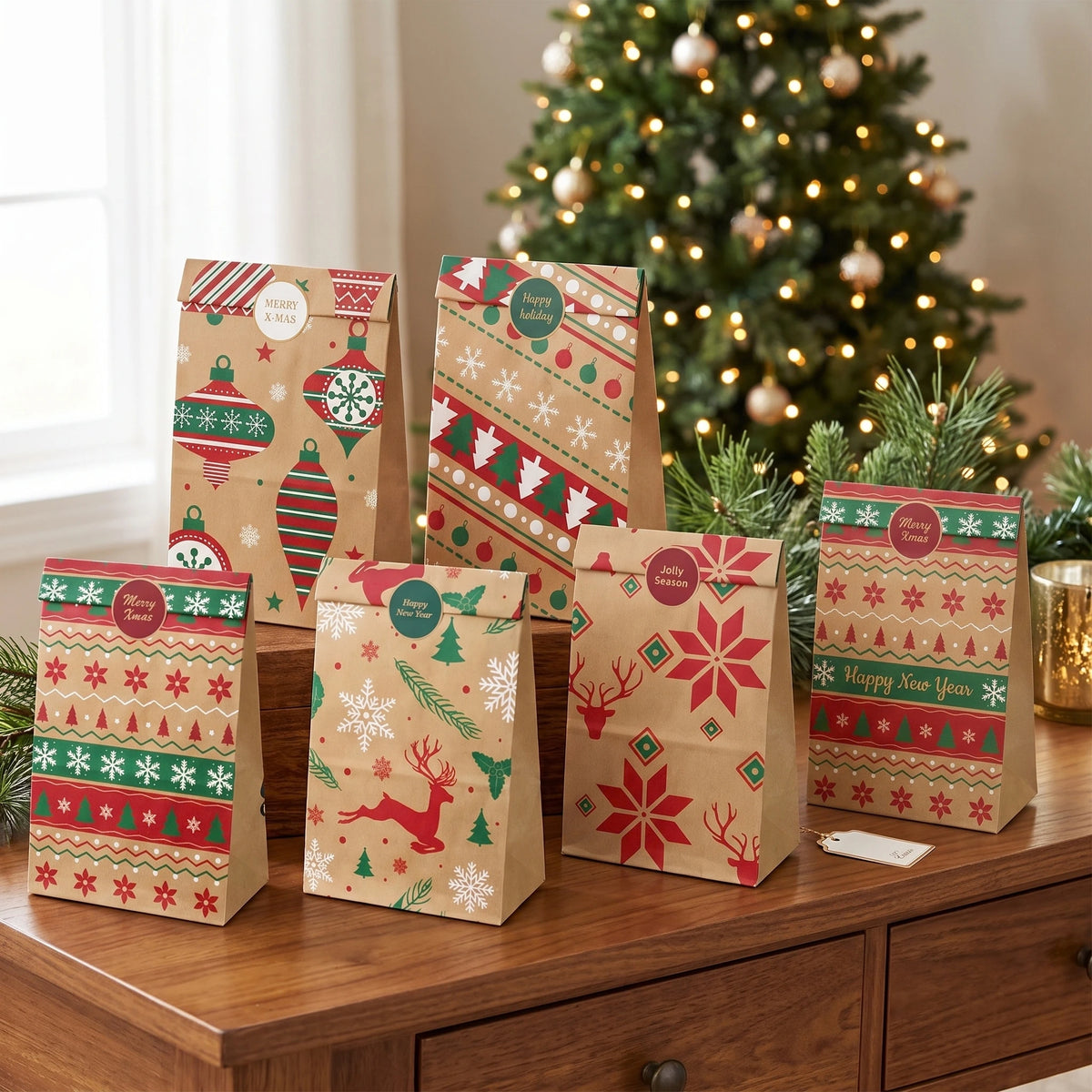 Christmas Gift Bags – Winter Wonderland