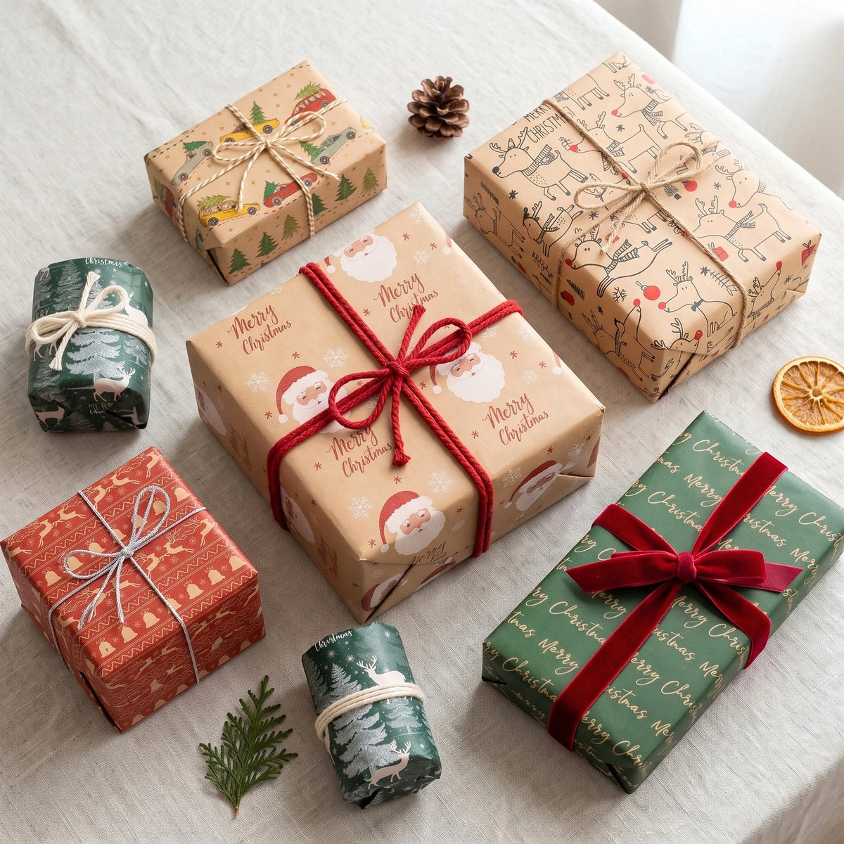 Christmas Wrapping Paper – Festive Forest