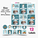 Christmas Photo Gift Labels - D01291