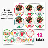 Christmas Photo Gift Labels - U28210