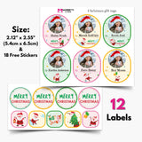 Christmas Photo Gift Labels - U28210