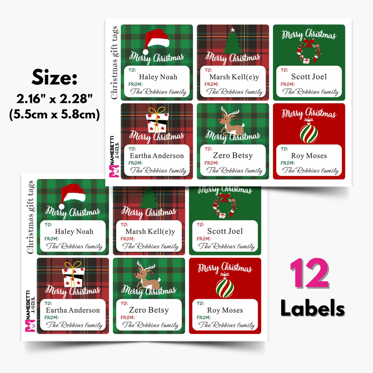 Weihnachtsgeschenkanhänger – D27680