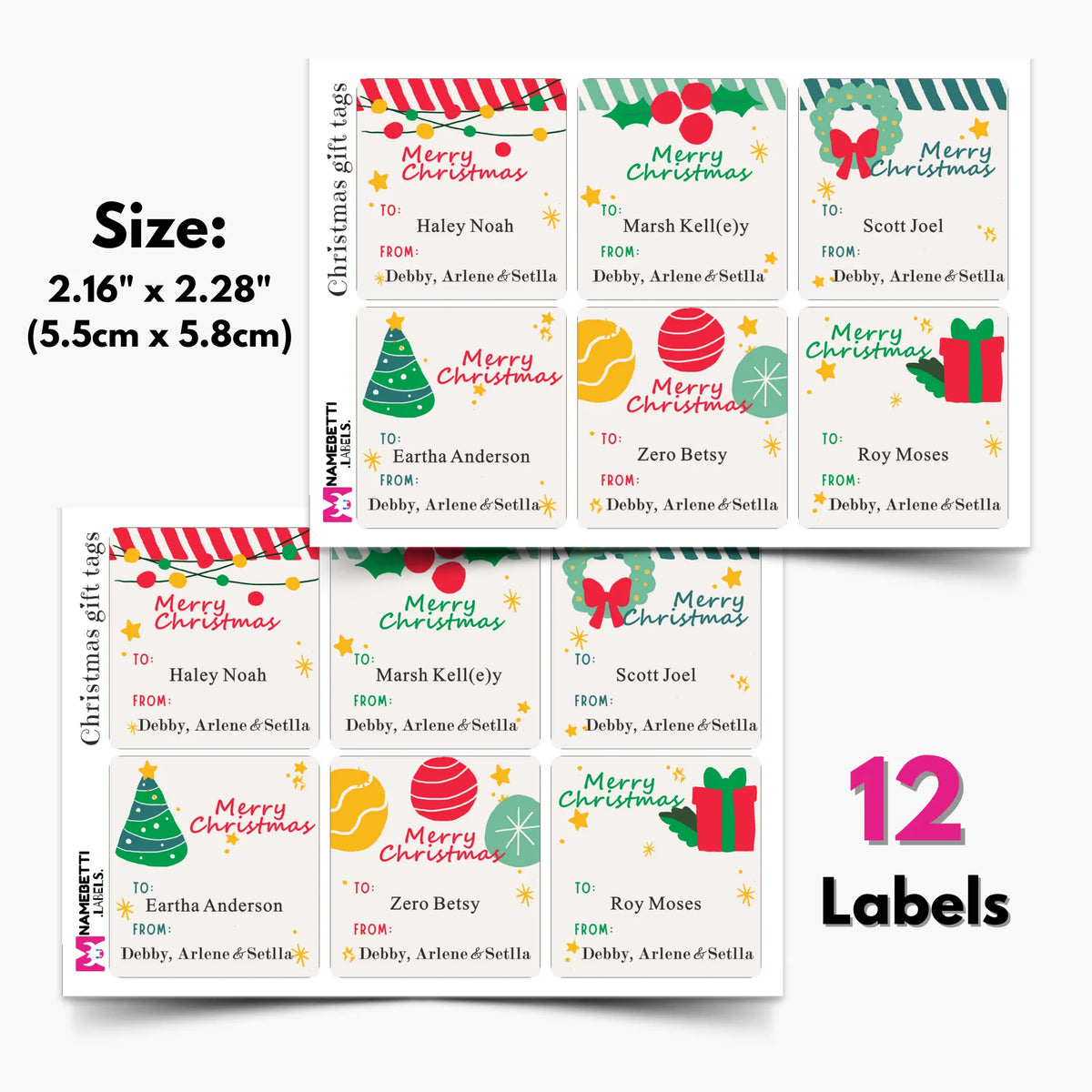 Weihnachtsgeschenkanhänger – D27680
