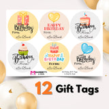 Etiketten für Geburtstagsgeschenke - B24222